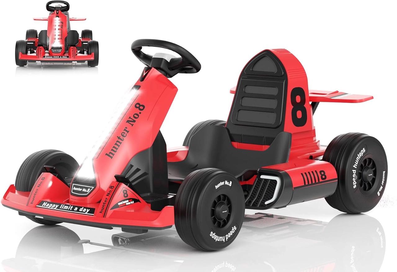 XJD Red 24V Kids Go Kart