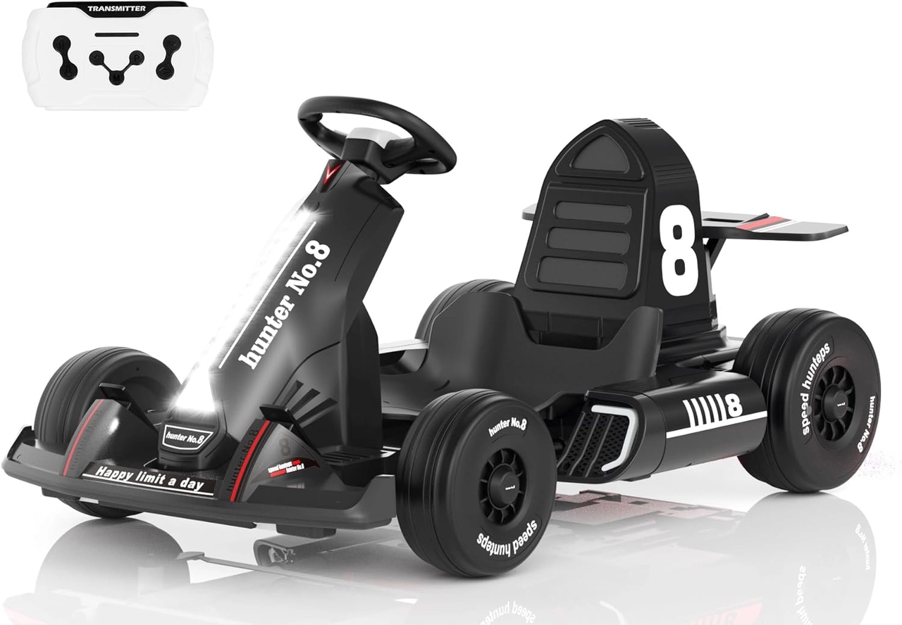 XJD Black 24V Kids Go Kart