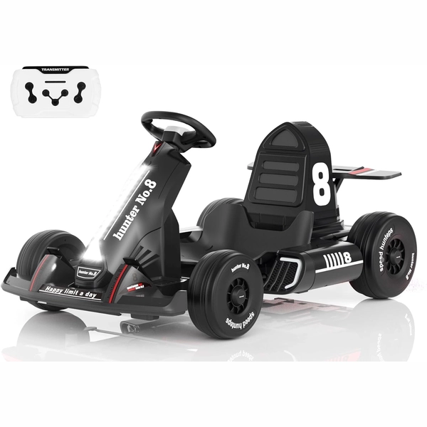 XJD Electric Go Kart for Kids – Black 24V